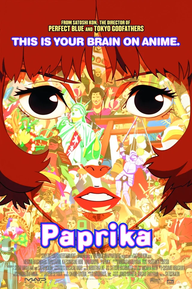 Capa de Paprika (Satoshi Kon, 2006)